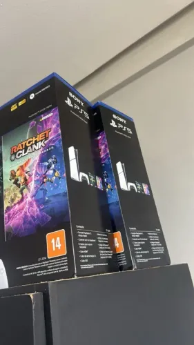 PS5 mídia digital 1tb + controle + jogos com nota !