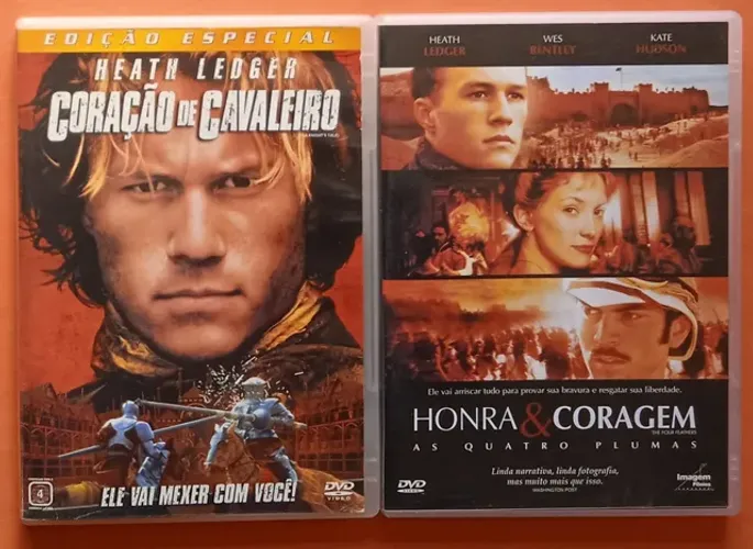 Dvd Coração de Cavaleiro + Honra e Coragem