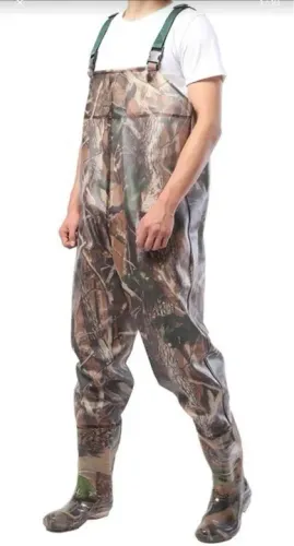 Macacão Pantaneiro: Botas de Pesca Impermeáveis - Camufladas