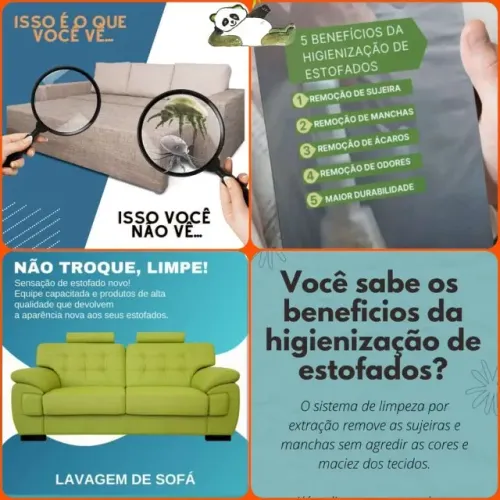 Higienização de estofados