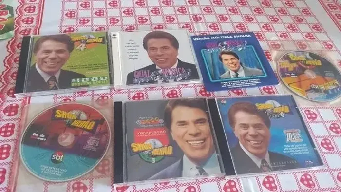 Vendo kit com 6 cds do show do milhão e 1 cd do qual é a música, raro