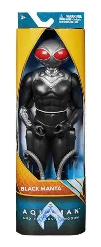 Action figure Black Manta (oficial) original e lacrado boneco personagem 