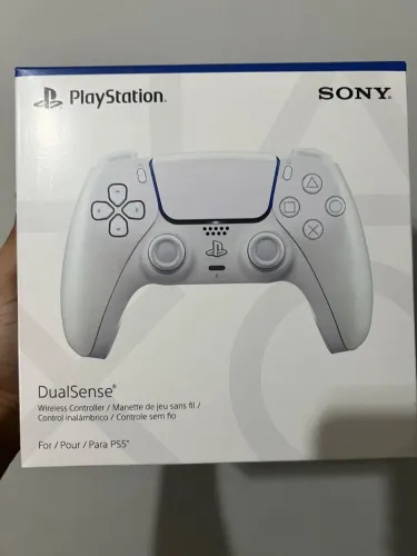 Controle Sony DualSense PS5, Sem Fio, Chroma Pearl