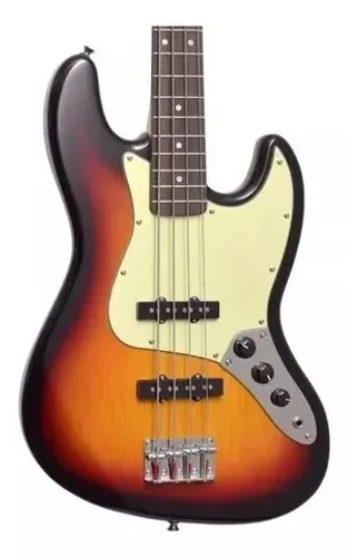 *promoção* Baixo SX 4 Cordas Jazz Bass SJB62 Sunburst - Novo + Capa