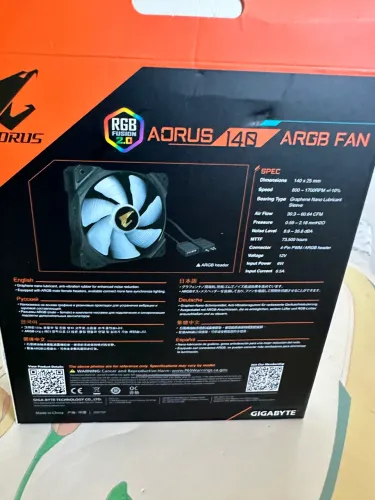 FAN AORUS 140mm RGB FUSION 2.0
