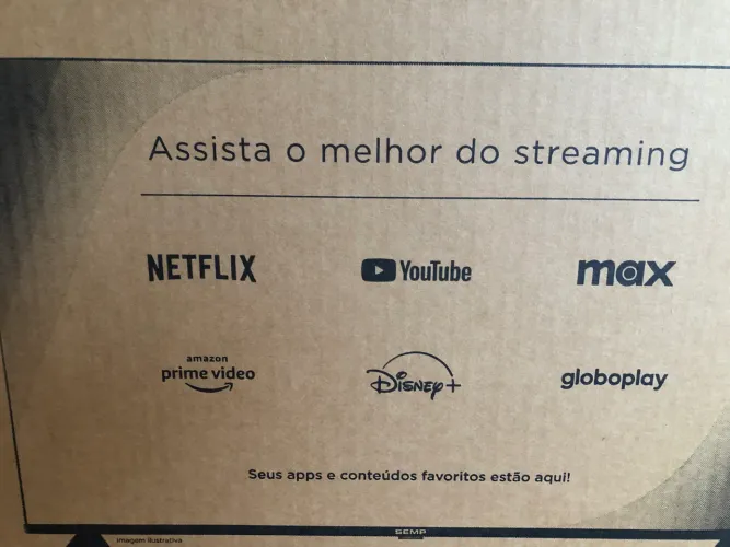 Tv  semp 32. Pol na caixa