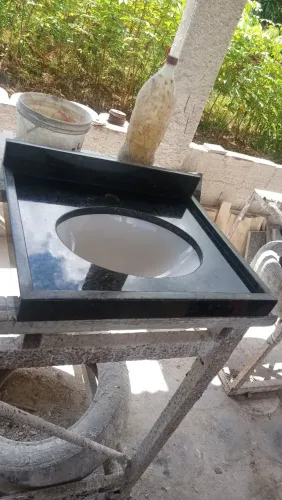 Pia de Granito verde pérola,