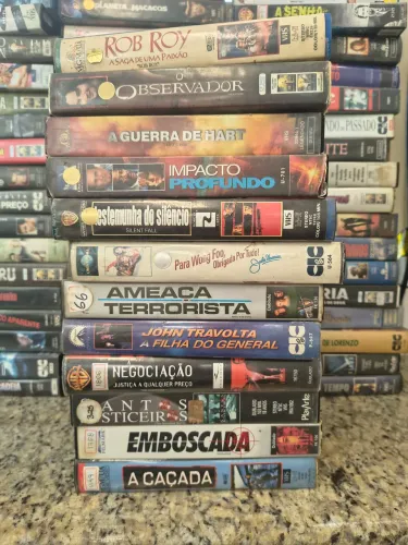 Acervo em fitas VHS 20,00 cada