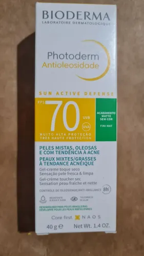 Protetor Solar Bioderma Photoderm Antioleosidade FPS 70 - 40g