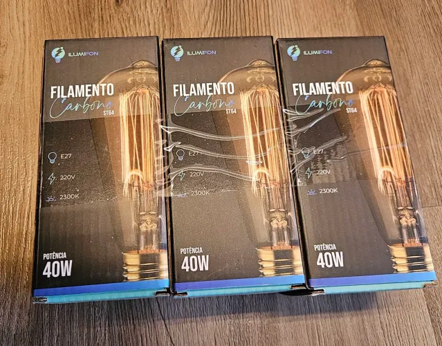3 Lâmpadas 220volts