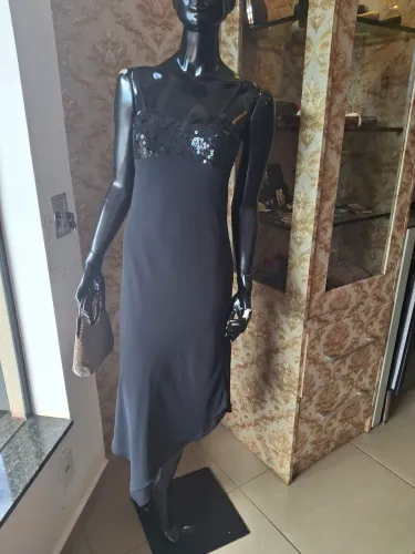 Vestido Preto Elegante DOLPS - Tamanho P
