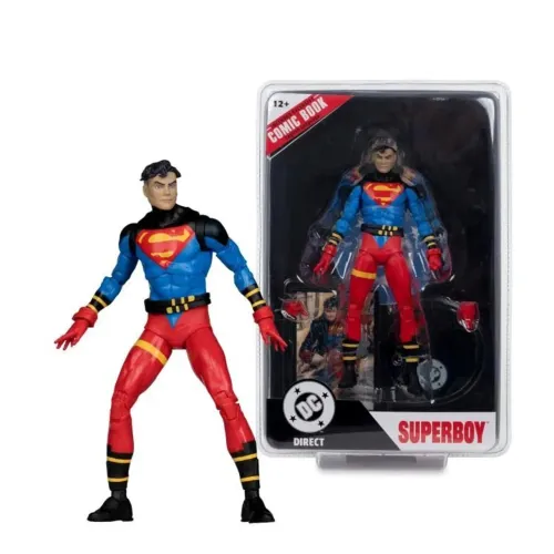 Superboy DC Page Punchers Superboy 7" Action Figure with Comic Mcfarlane