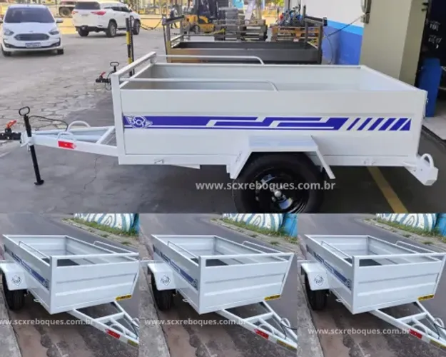 Reboques-Carretinhas de Carga SCX: A solução prática para o seu transporte!
