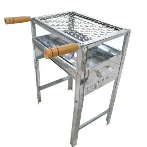 Churrasqueira galvanizada 01 com grelha inox