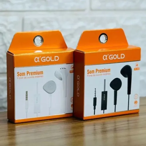 Fone De Ouvido Com Fio On-ear Com Microfone Som Alta Graves