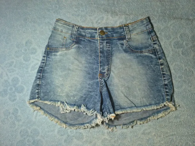 Short Jeans Com Lycra