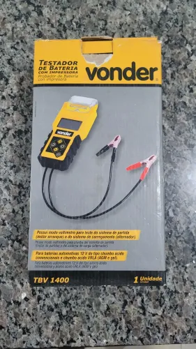Testador de Bateria TBV1400 Vonder