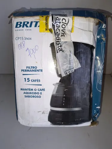 Cafeteira Britania CP15 Inox 110v Preta