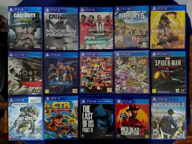 JOGOS PLAYSTATION 4 PS4 VENDA E TROCA ENTREGAMOS EM TODO O DF