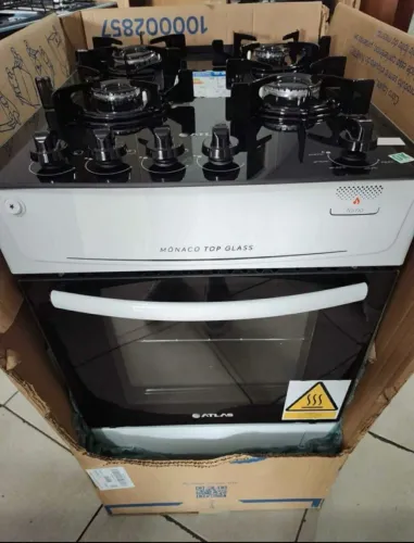 Fogão top glass 4 bocas. Na caixa a pronta entrega 