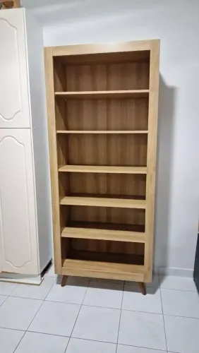 Armário Estante para Livros Biblioteca Escritório Multiuso Organizador