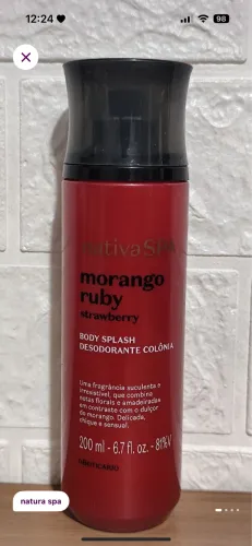 body splash morango ruby