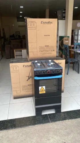 FOGÃO 4 BOCAS ESMALTEC AUTOMATICO