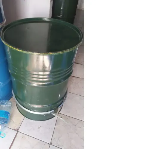 Tambor Metálico Usado 200 Litros Com Tampa Removível