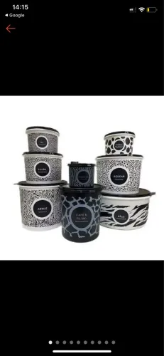 Conjunto Tuppeware estampa de bicho