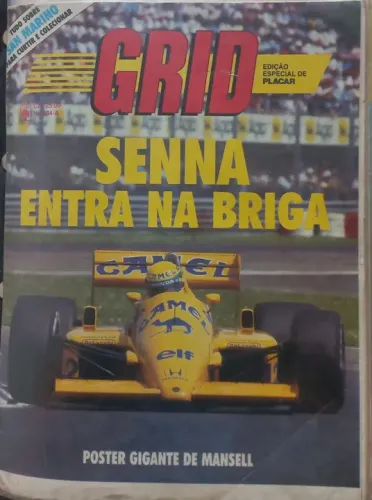 Revista Grid - Edição Especial de Placar - Senna Entra na Briga