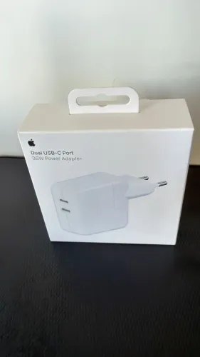 Fonte dupla 35w Apple original ( 1 ano garantia apple ) Lacrada
