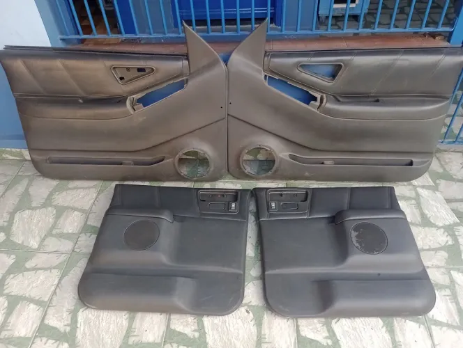 Jogo de forros de portas da caminhonete S10 cabine dupla ano 2000