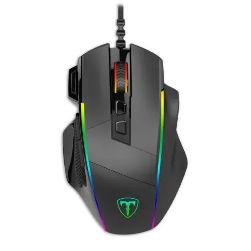Mouse Gamer T-Dagger Roadmaster RGB, 8000 DPI, 8 Botões, Black, T-TGM307 - WZetta