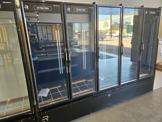 refrigerador 5 portas extra frio para cervejas e carnes - a pronta entrega