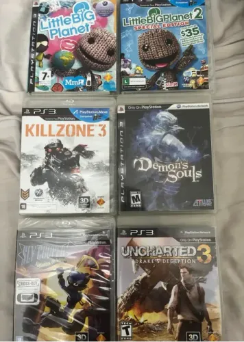 Jogos de Ps3, alguns lacrados