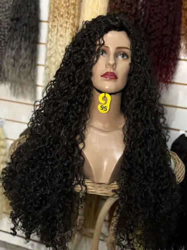 Lace wing  Cacheada Longa - Cabelo Preto