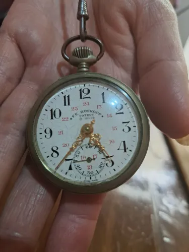 Relógio de Bolso Roskopf Patent Swiss Made