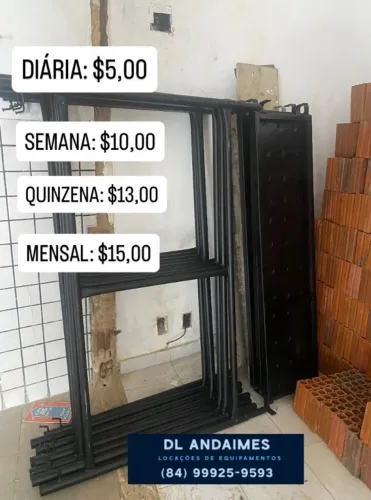 ALUGUEL DE ANDAIMES