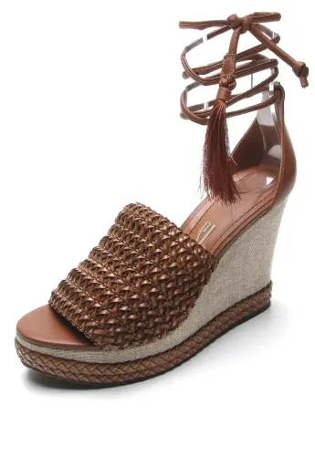 Sandália Santa lolla tressê caramelo TAM: 34