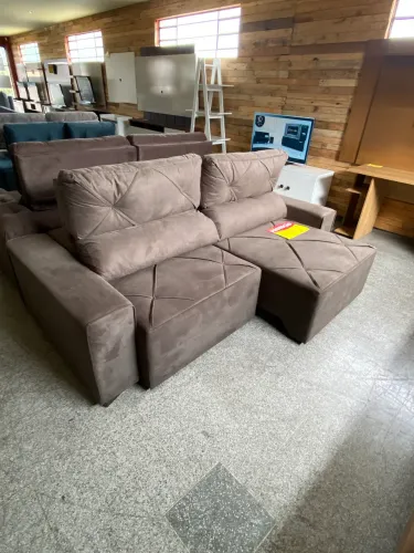 Sofá Retrátil Reclinável 2.30M Novo