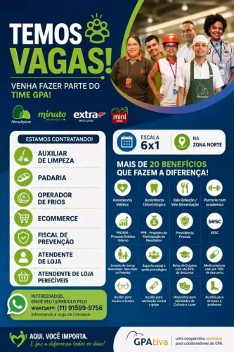 Oportunidades de emprego GPA