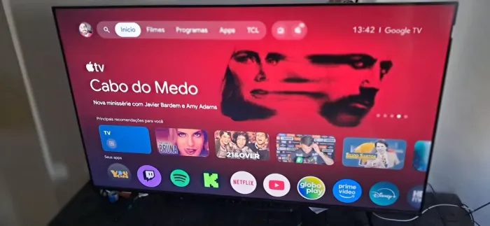 Smart TV TCL QLED 4K 50 (AINDA NA GARANTIA)