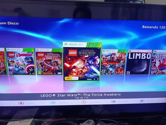 HD 1TERA XBOX 360 COM + 160 JOGOS