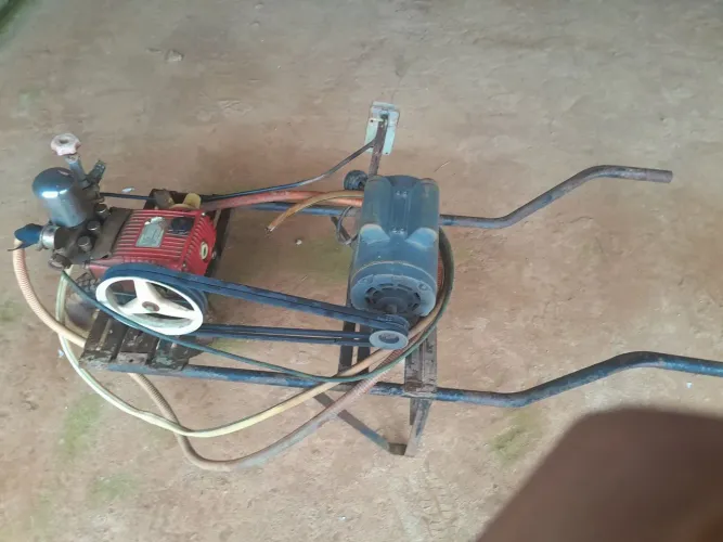 Motor bomba carrinho completo