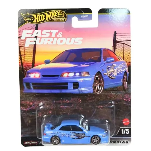 Hot Wheels Premium Acura Integra GSR Fast Furious Real Riders Metal Carrinho Colecionável 