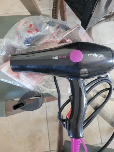 Secador Mega Turbo Action rosa 1800w 127v outlet