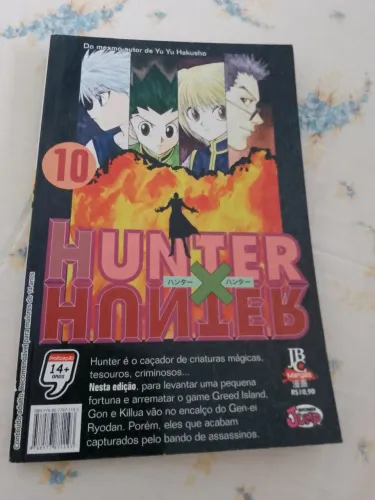 Mangá Hunter x Hunter volume 10 .