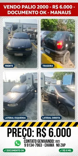 Fiat Palio Elx/ 500 1.0 4P 2000