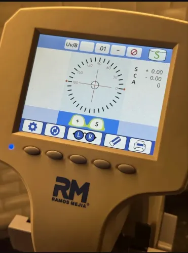 Lensometro RM Vista - Impressora térmica