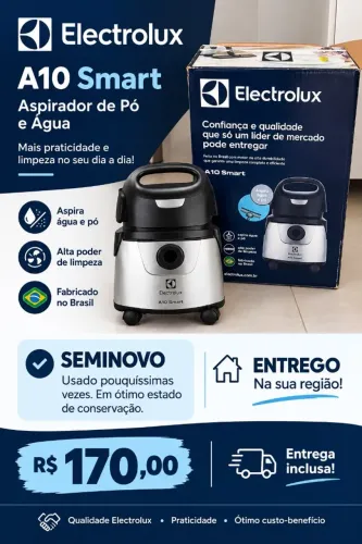 Aspirador de Pó e Água Electrolux A10 Smart - Seminovo